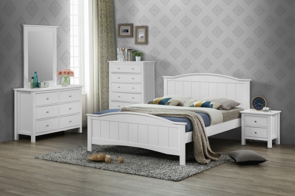 Nicole Series - Double Bed - Bedroom Set - Idea Style Furniture Sdn Bhd