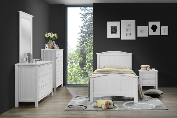 Nicole Series - Single Bed - Bedroom Set - Idea Style Furniture Sdn Bhd